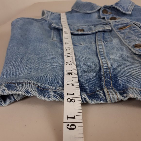 Cheyenne Blue Wash Vintage Denim Vest - Picture 8 of 16